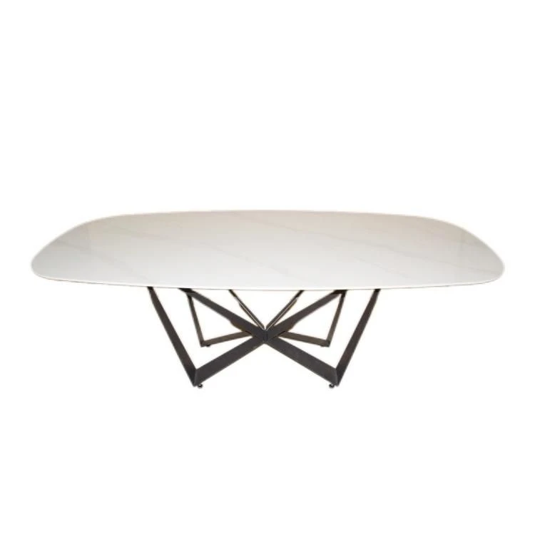 Grey Ceramic Top Dining Table
