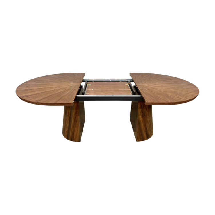 Walnut Veneer Dining Table high quality